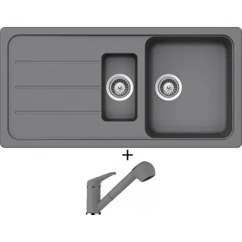 Granitový dřez Granitový dřez SET Schock FORMHAUS D-150L Croma + Schock COSMO 525122 Croma
