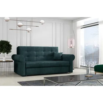 Obývací stěna Rozkládací křeslo Vivian Silver III modro/zelená