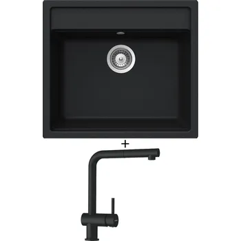 Granitový dřez Granitový dřez SET Schock MONO N-100 Magma + Schock EPOS 540127 Magma