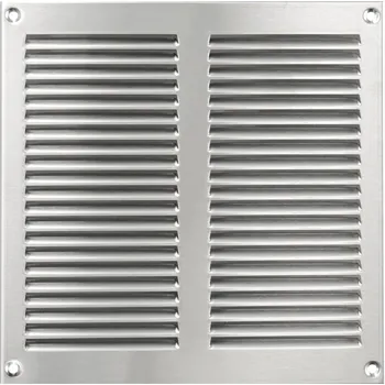 Ventishop KVMn 200x200 nerezová větrací mřížka se síťkou, nerez