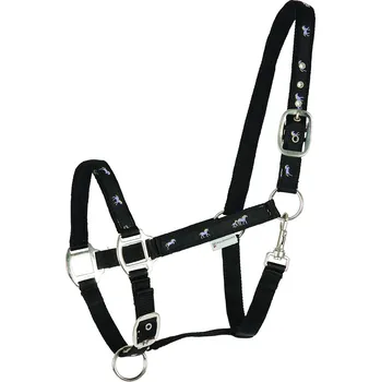 Stájová ohlávka pro koně Waldhausen Little Horse černá - vel. cob