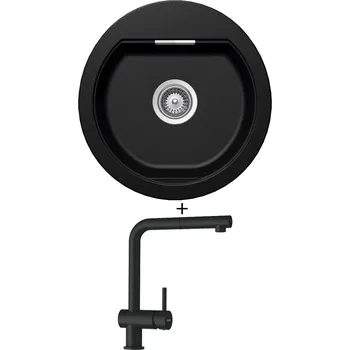 Granitový dřez Granitový dřez SET Schock MONO R-100 Magma + Schock EPOS 540127 Magma