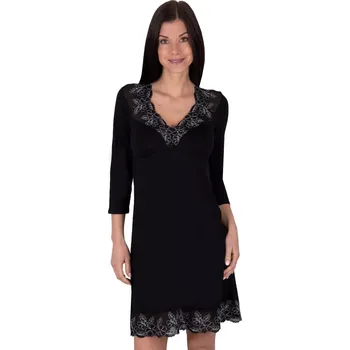 Dámská noční košile Dámská noční košile Anna černá Babella Barva/Velikost: černá / S