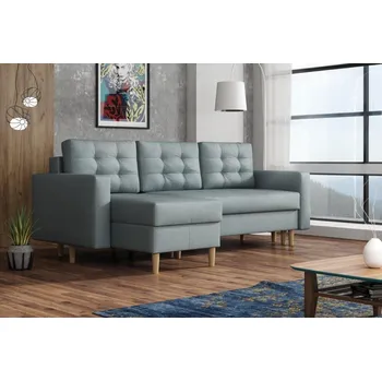 Obývací stěna Sedací souprava Anabel UNI modro-šedá