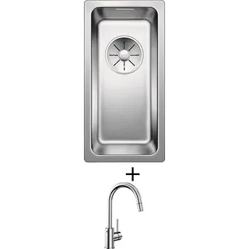 Nerezový dřez Nerezový dřez SET Blanco ANDANO 180-IF nerez hedvábný lesk 522951 + Blanco MIDA-S chrom 521454