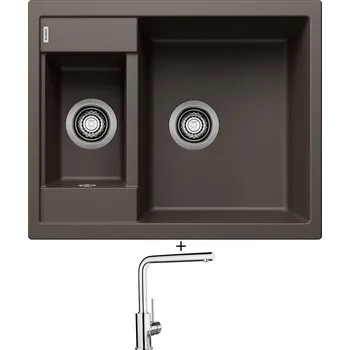 Granitový dřez Granitový dřez SET Blanco METRA 6 kávová 516180 + Blanco MILA chrom 519414
