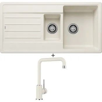 Granitový dřez Granitový dřez SET Blanco LEGRA 6 S bílá soft 527088 + Blanco MILI bílá soft 527461