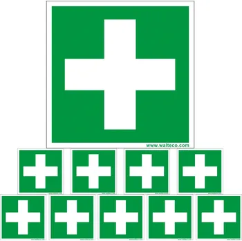 Značení Walteco Lékárnička, 80x80mm, samolepka Množství: 10 ks