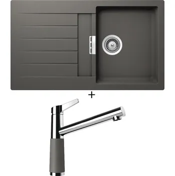 Granitový dřez Granitový dřez SET Schock SIGNUS D-100 Silverstone + Schock SC-510 554000 Silverstone