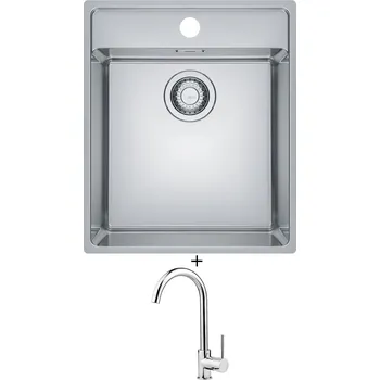 Nerezový dřez Nerezový dřez SET Franke MRX 210/610-40 TL + Deante ASTER 062 M chrom