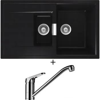 Granitový dřez Granitový dřez SET Schock MONO D-150 Puro + Schock COSMO 525001 chrom