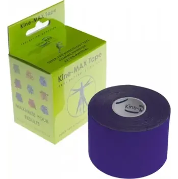 Tejpovací páska KINE-MAX TAPE SUPER-PRO RAYON - Kinesiologický tejp - fialový (Tejp Kine-MAX Super-Pro Rayon - fialový)