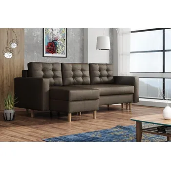 Obývací stěna Sedací souprava Anabel UNI hnědá