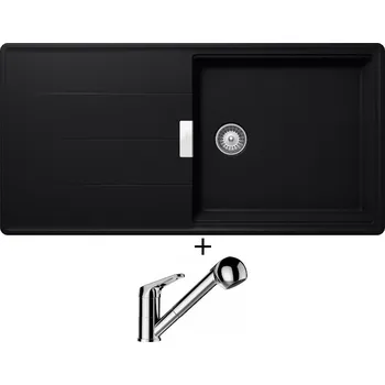 Granitový dřez Granitový dřez SET Schock TIA D-100L Puro + Schock COSMO 525122 chrom