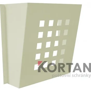 Poštovní schránka Děrovaný košík RAL 9005 - černá