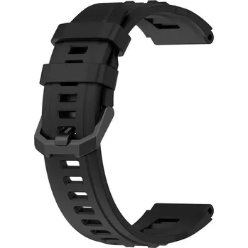 Řemínek na hodinky Silikonový řemínek pro Xiaomi Amazfit T-Rex Ultra - Černý