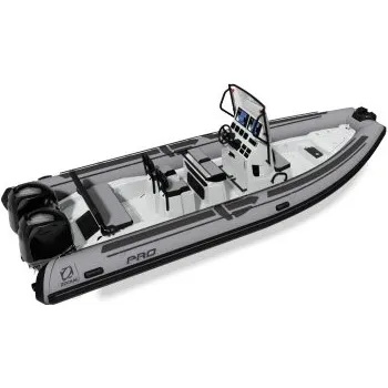 Loď Člun nafukovací Zodiac PRO 7 NEO válce světle šedé trup světle šedý