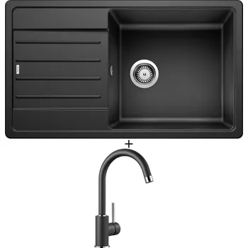 Granitový dřez Granitový dřez SET BLANCO LEGRA XL 6 S antracit 523326 + Blanco MIDA antracit 519415