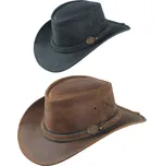 kožený klobouk Irving Velikost: S, Barva: černá