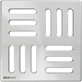 Odvodňovací žlab Alcadrain Mřížka 102×102 mm nerez AISI 316L