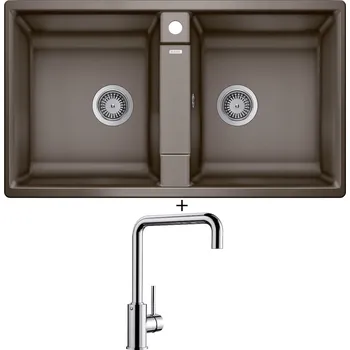 Granitový dřez Granitový dřez SET Blanco ZIA 9 kávová 516683 + Blanco MILI chrom 519413