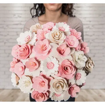 umělá květina Manboxeo Dřevěná vonící kytice 33 květin