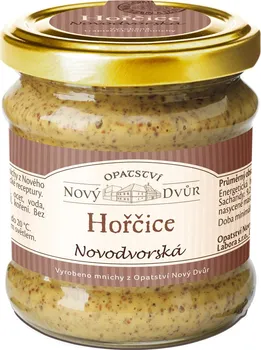 Hořčice Opatství Nový Dvůr Novodvorská hořčice 195 g