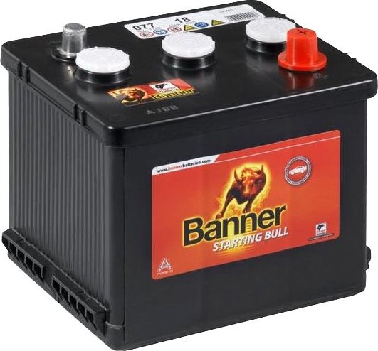 Autobaterie Banner Starting Bull 077 18, 77Ah, 6V, 450A (07718)