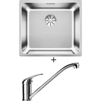 Nerezový dřez Nerezový dřez SET Blanco SOLIS 450-IF nerez kartáčovaný 526121 + Blanco DARAS chrom 517720