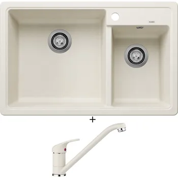 Kuchyňský dřez Granitový dřez SET Blanco LEGRA 8 bílá soft 527089 + Blanco DARAS bílá soft 526935