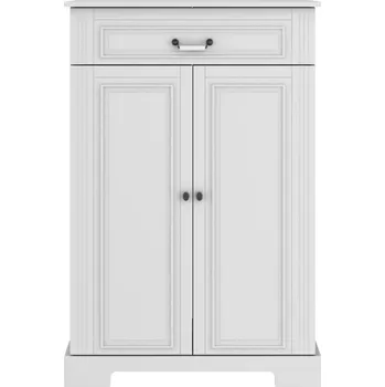 Komoda ArtBel Komoda INES | bílá dvoudveřová