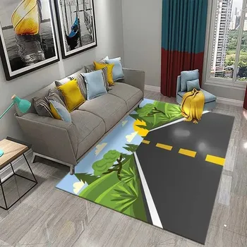 Koberec Barevný dětský dopravní koberec - 16,160x200cm