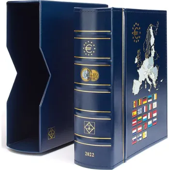 Obal pro sběratelský předmět LEUCHTTURM Zásobník na mince VISTA - Euro 2022, s kazetou