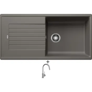 Granitový dřez Granitový dřez SET Blanco ZIA XL 6 S šedá vulkán 527400 + Blanco MIDA-S chrom 521454