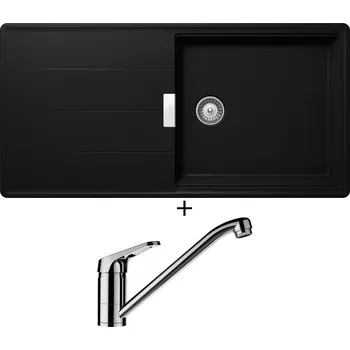 Granitový dřez Granitový dřez SET Schock TIA D-100L Puro + Schock COSMO 525001 chrom