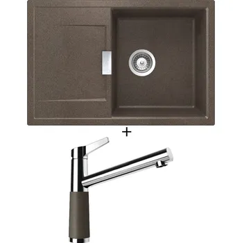 Granitový dřez Granitový dřez SET Schock MONO D-100 Bronze + Schock SC-510 554000 Bronze