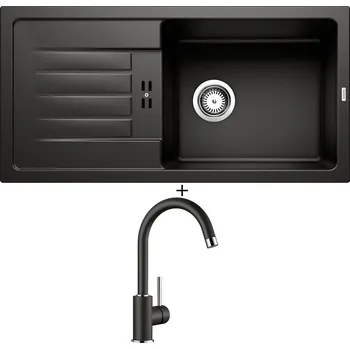 Granitový dřez Granitový dřez SET BLANCO FAVUM XL 6 S černá 526082 + Blanco MIDA černá 526145