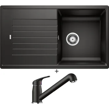Granitový dřez Granitový dřez SET Blanco ZIA 5 S černá 526016 + Blanco DARAS-S černá 526153