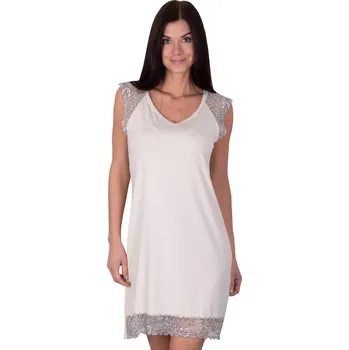 Dámská noční košile Dámská noční košile Naomi vanilla Babella Barva/Velikost: krémová / XXL