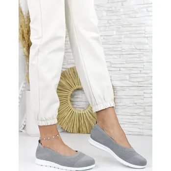 Dámské tenisky Koka shoes Šedé slip on 385-5L.G Velikost: 36