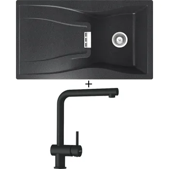 Granitový dřez Granitový dřez SET Schock WATERFALL D-100 Magma + Schock EPOS 540027 Magma