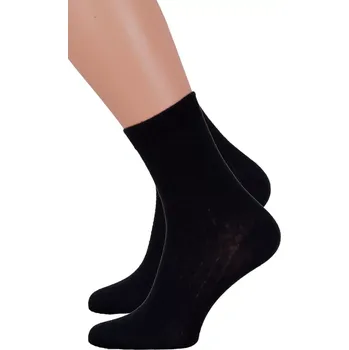 Pánské ponožky Dámské klasické ponožky 125/027 Steven Barva/Velikost: černá / 38/40