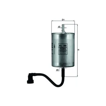 Palivový filtr palivovy filtr MAHLE KL 80