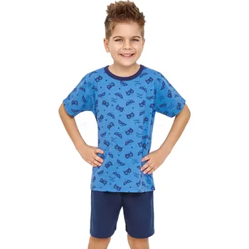 Chlapecké spodní prádlo Chlapecké vzorované pyžamo William 2945/2946/32 Taro Barva/Velikost: modrá / 86