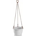 Samozavlažovací závěsný květináč MARINA bílá 25cm P41114400XX