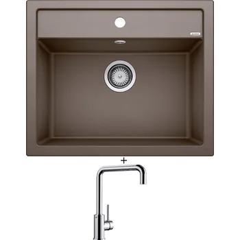 Kuchyňský dřez Granitový dřez SET Blanco DALAGO 6 kávová + Blanco MILI chrom 519413