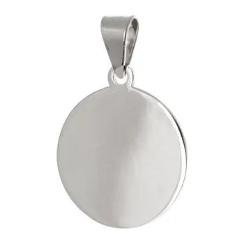 Přívěsek Stříbrný přívěšek destička-kolečko STRZ1076F