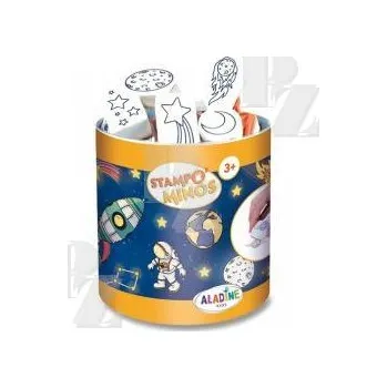 Dětské razítko Razítko Aladine Stampo Vesmír 12ks