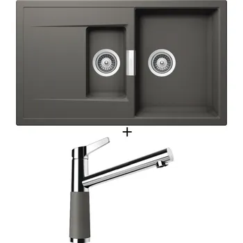 Granitový dřez Granitový dřez SET Schock MONO D-150 Silverstone + Schock SC-510 554000 Silverstone