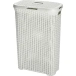 Koš na špinavé prádlo Curver RATTAN STYLE 60 l krémový 00707-885